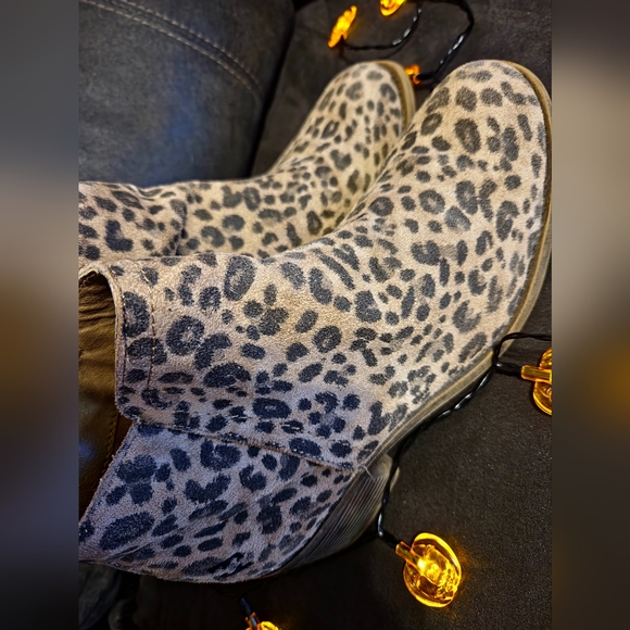 BILLABONG Leopard Print Ankle Booties sz9 - Picture 4 of 16